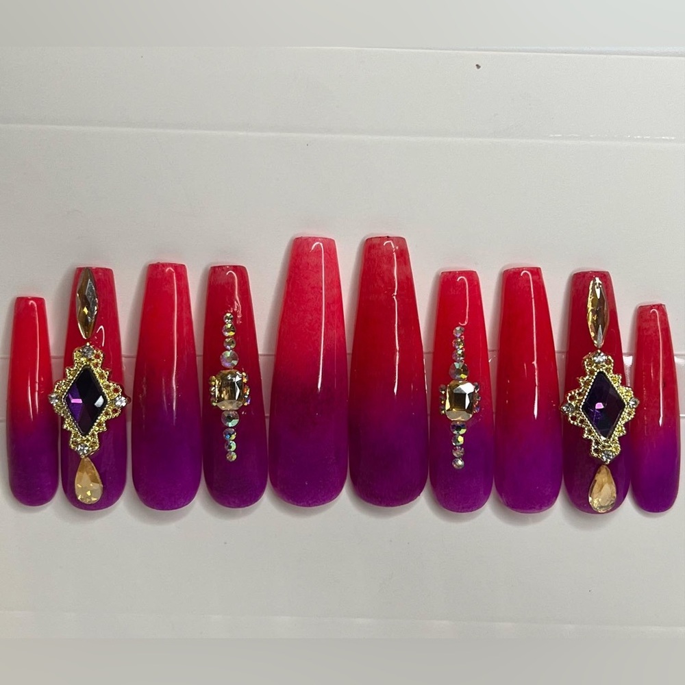 Beautiful XXL Ballerina Nails